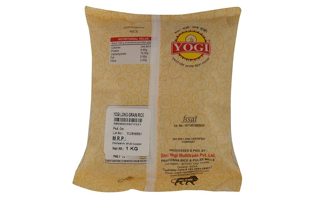 Yogi Long Grain Rice    Pack  1 kilogram